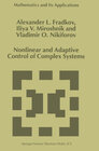 Buchcover Nonlinear and Adaptive Control of Complex Systems