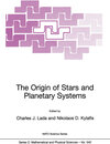 Buchcover The Origin of Stars and Planetary Systems