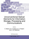 Buchcover Unconventional Optical Elements for Information Storage, Processing and Communications