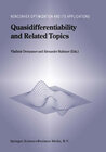 Buchcover Quasidifferentiability and Related Topics