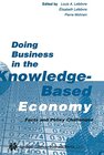 Buchcover Doing Business in the Knowledge-Based Economy: Facts and Policy Challenges