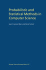 Buchcover Probabilistic and Statistical Methods in Computer Science