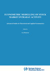 Buchcover Econometric Modelling of Stock Market Intraday Activity