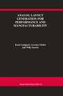Buchcover Analog Layout Generation for Performance and Manufacturability