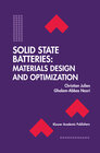 Buchcover Solid State Batteries: Materials Design and Optimization