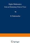 Buchcover Higher Mathematics from an Elementary Point of View