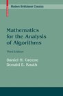 Buchcover Mathematics for the Analysis of Algorithms