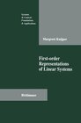 Buchcover First-order Representations of Linear Systems