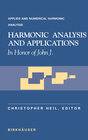 Buchcover Harmonic Analysis and Applications