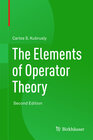 Buchcover The Elements of Operator Theory