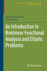 Buchcover An Introduction to Nonlinear Functional Analysis and Elliptic Problems