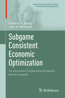 Buchcover Subgame Consistent Economic Optimization