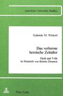Buchcover Das verlorene heroische Zeitalter