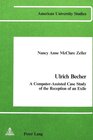 Buchcover Ulrich Becher