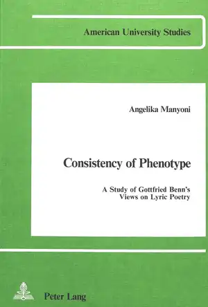 Buchcover ISBN 9780820400112