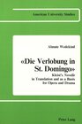 Buchcover «Die Verlobung in St. Domingo»