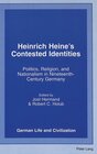Buchcover Heinrich Heine's Contested Identities