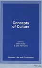 Buchcover Concepts of Culture