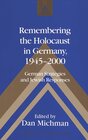 Buchcover Remembering the Holocaust in Germany, 1945-2000