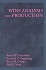 Buchcover Wine Analysis and Production
