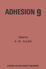 Buchcover Adhesion 9