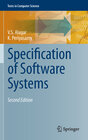 Buchcover Specification of Software Systems