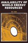 Buchcover Availability of World Energy Resources