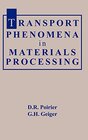 Buchcover Transport Phenomena Materials Process