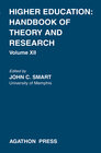Buchcover Higher Education: Handbook of Theory and Research 12