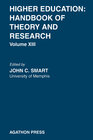 Buchcover Higher Education: Handbook of Theory and Research 13