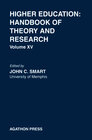 Buchcover Higher Education: Handbook of Theory and Research 15