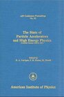 Buchcover The State of Particle Accelerators and High Energy Physics