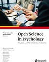 Buchcover Open Science in Psychology