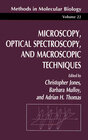 Buchcover Microscopy, Optical Spectroscopy, and Macroscopic Techniques