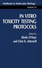 Buchcover In Vitro Toxicity Testing Protocols