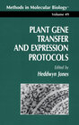 Buchcover Plant Gene Transfer and Expression Protocols