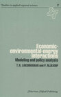 Buchcover Economic—Environmental—Energy Interactions