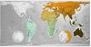 Buchcover Futuremap Version1 - Mint to Orange to Khaki magnetic, biegsame Magnetplatte
