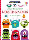 Buchcover Usborne Minis - Sticker-Kreativbuch: Monster-Gesichter