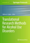 Buchcover Translational Research Methods for Alcohol Use Disorders