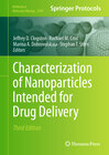 Buchcover Characterization of Nanoparticles Intended for Drug Delivery