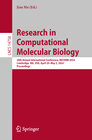 Buchcover Research in Computational Molecular Biology