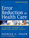 Buchcover Error Reduction in Health Care