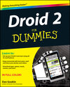 Buchcover Droid 2 For Dummies