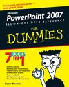 Buchcover PowerPoint 2007 All-in-One Desk Reference For Dummies