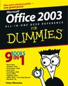 Buchcover Office 2003 All-in-One Desk Reference For Dummies