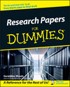 Buchcover Research Papers For Dummies