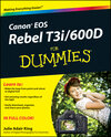 Buchcover Canon EOS Rebel T3i / 600D For Dummies