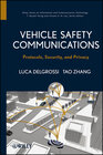 Buchcover Vehicle Safety Communications