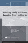 Buchcover Advancing Validity in Outcome Evaluation